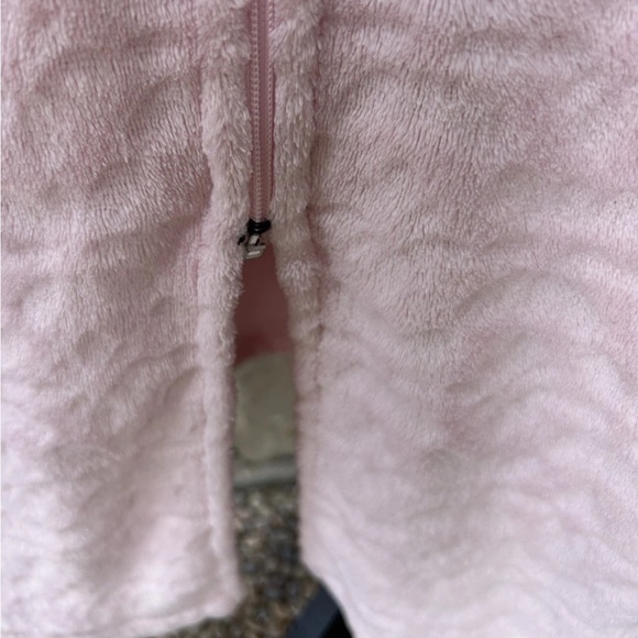 MISS ELAINE Fleece Robe XL Pink Long Sleeves Zip Front Full Length Excellent - Picture 5 of 6